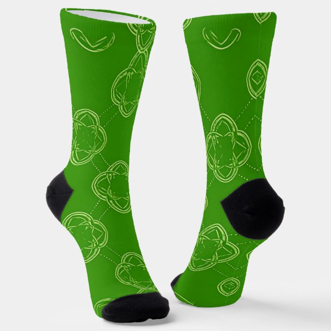 Clover Waltz Socks (Angled)