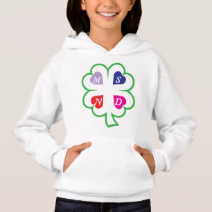 Clover with hearts