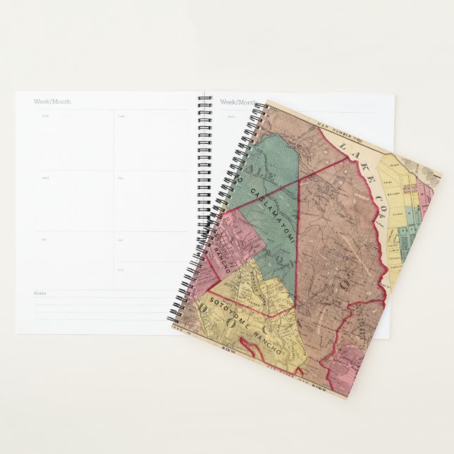 Cloverdale, Washington, Mendocino Planner (Display)