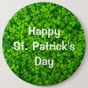 Clovers 6 Cm Round Badge