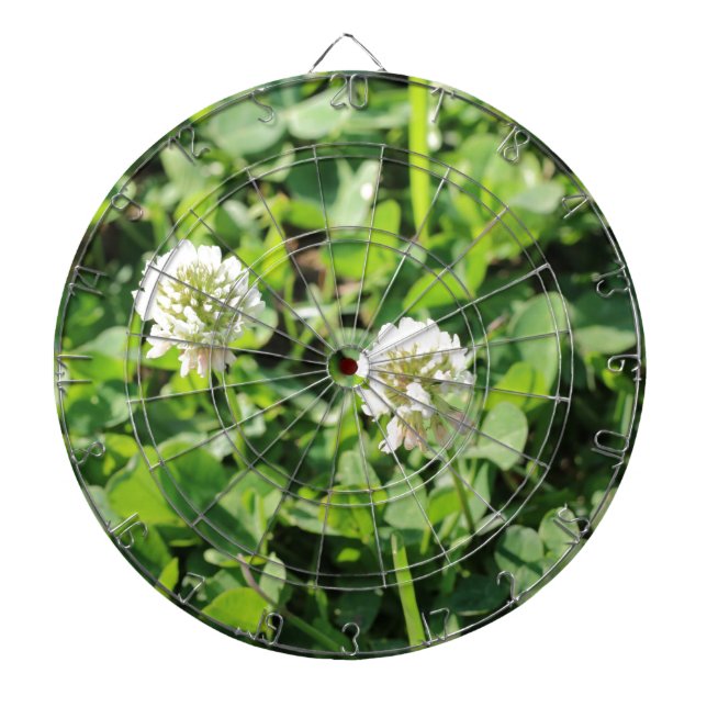 Clovers and Flowers Dartboard (Front)