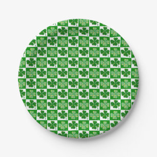 Clovers Paper Plate