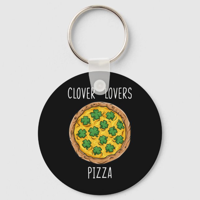 Clovers Throne St Patricks Day Fun Irish Boys Girl Key Ring (Front)