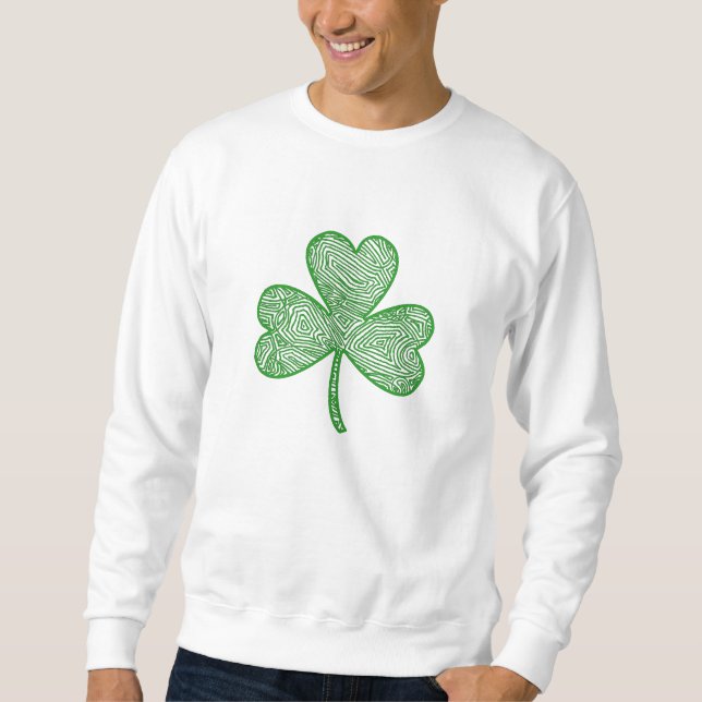cloverTRANSblack Sweatshirt (Front)