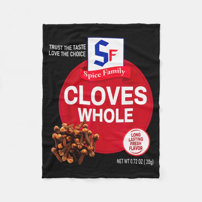 Cloves Whole Halloween Sce Costume Group Matching  Fleece Blanket (Front)