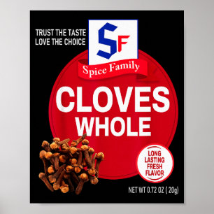 Cloves Whole Halloween Sce Costume Group Matching  Poster