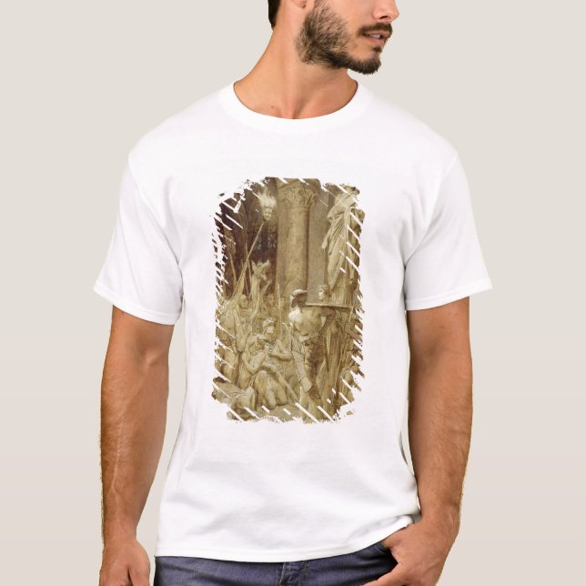 Clovis  Carried on his Shield T-Shirt (Front)