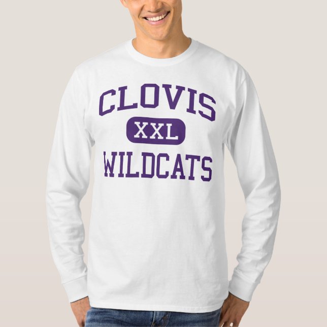 Clovis - Wildcats - High - Clovis New Mexico T-Shirt (Front)