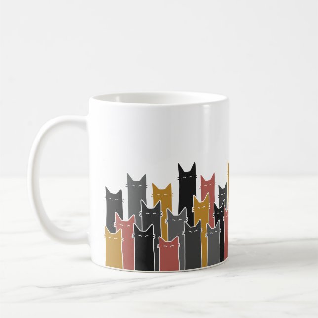 Clowder of Cats Mug (Left)