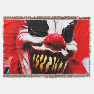 Clown 1 tbcna throw blanket