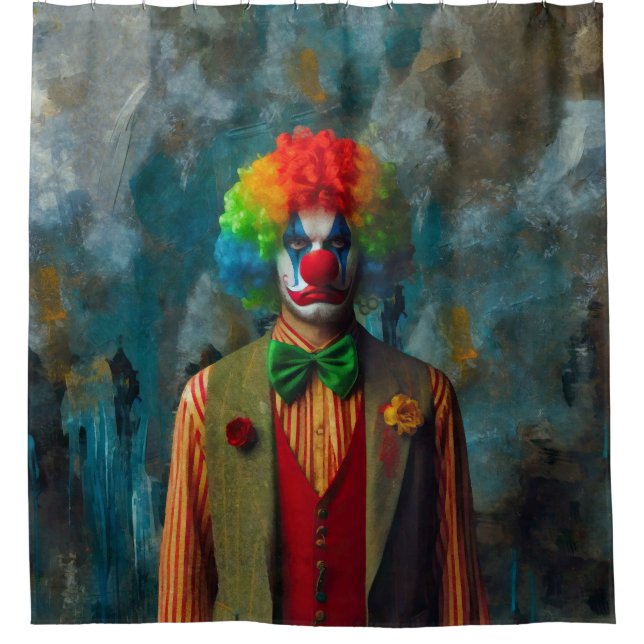 Clown 2 shower curtain (Front)