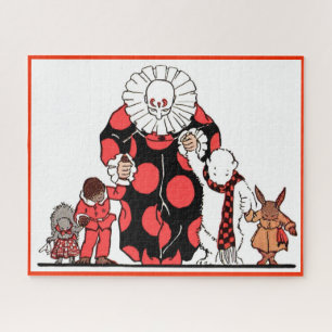 clown and friends take their bow jigsaw puzzle