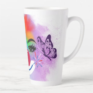 Clown and Make-up Latte Mug