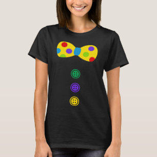 Clown Big Bow Tie  Tacky Clown Outfit Clown Bow Ti T-Shirt