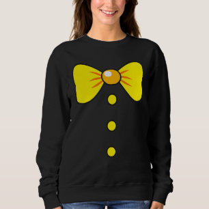 Clown Big Bow Tie Tacky Clown Outfit For Halloween Sweatshirt