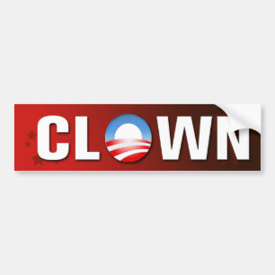 Clown Bumper Sticker