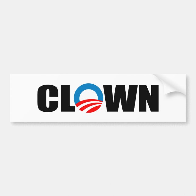 CLOWN BUMPER STICKER (Front)
