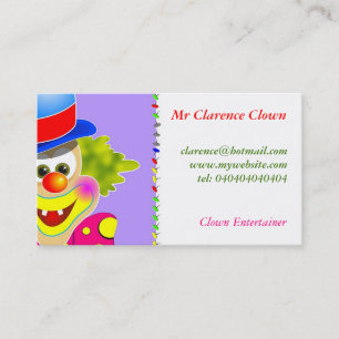 Clown Business Card