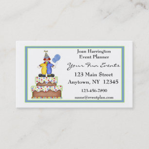 Clown, Cake Business Card