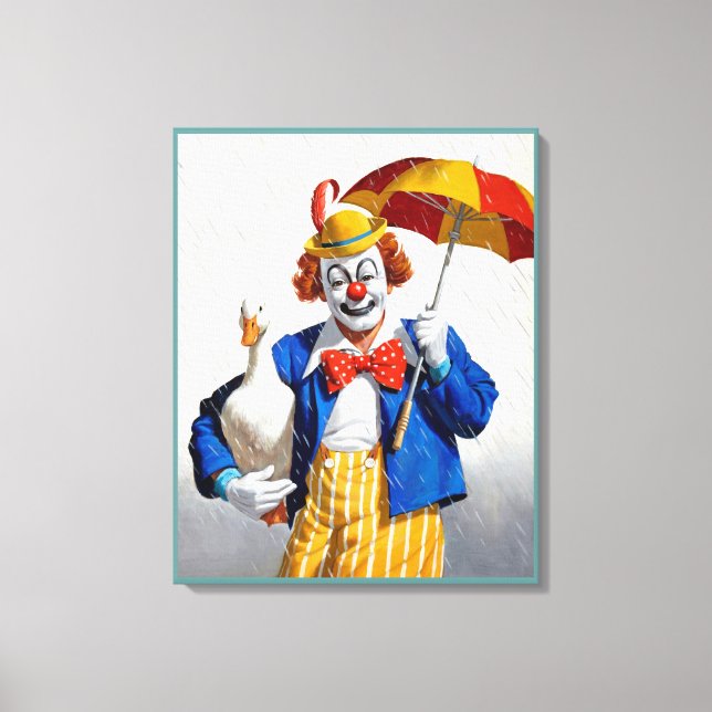 Clown canvas painting  1 (Front)