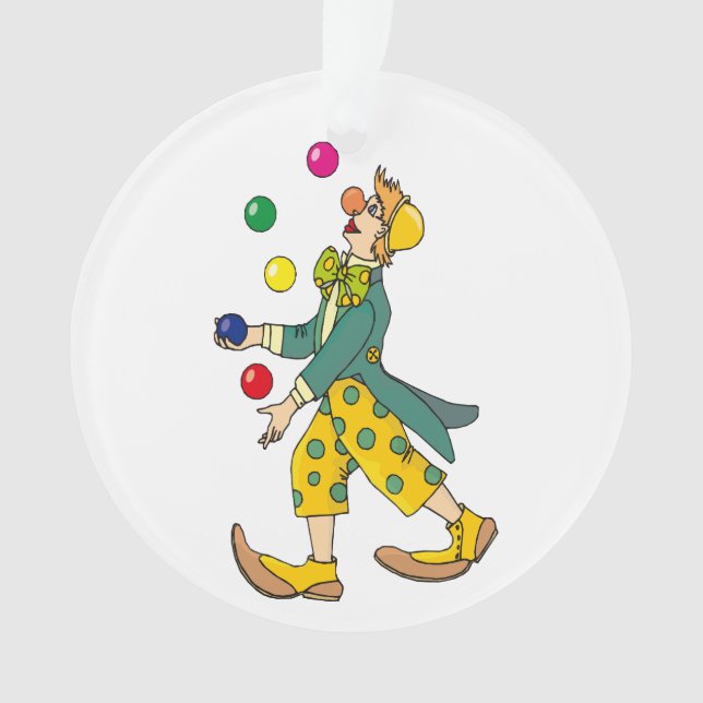 Clown cartoon ornament (Front)