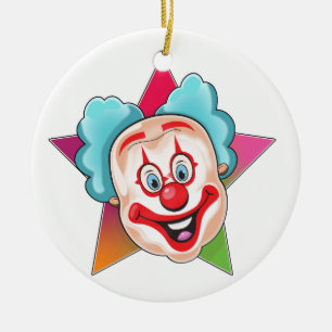 Clown Ceramic Tree Decoration
