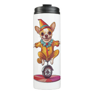 Clown Chihuahua – Funny Circus Dog Thermal Tumbler