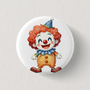 Clown Circus Humour 3 Cm Round Badge