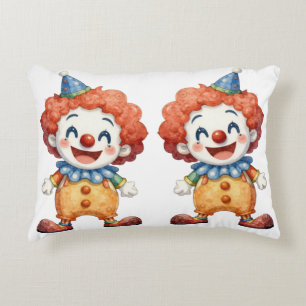 Clown Circus Humour Decorative Cushion
