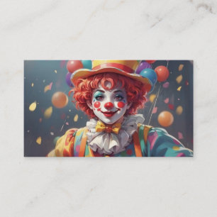 Clown Clowns for Birthday Parties Business Cards
