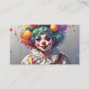 Clown Clowns for Birthday Parties Business Cards