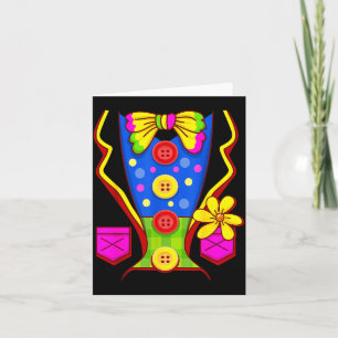 Clown Costume Circus  Card