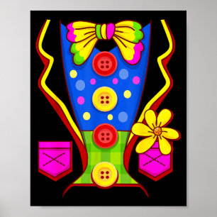 Clown Costume Circus Poster