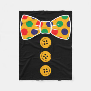 Clown Costume Halloween Funny Circus Clown Gift Th Fleece Blanket