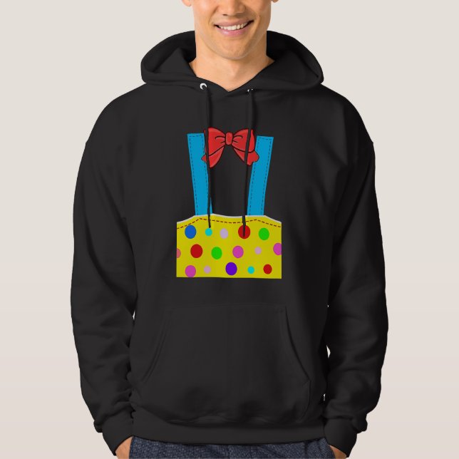 Clown costume Halloween Hoodie (Front)