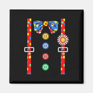 Clown Costume Halloween Magnet