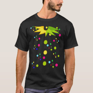 Clown Costume Halloween Vintage Girls Boys Women M T-Shirt