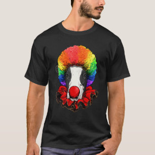 Clown Cow Carnival Circus Staff Farm Animal Cow  F T-Shirt