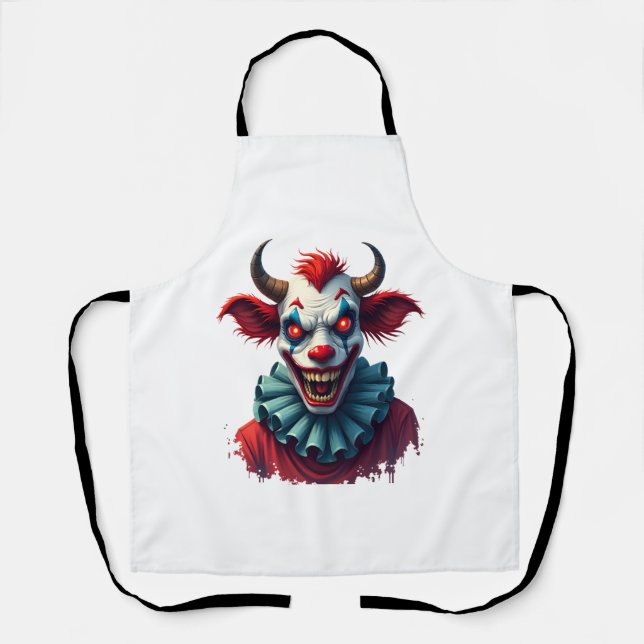 Clown Cow of Terror Apron (Front)