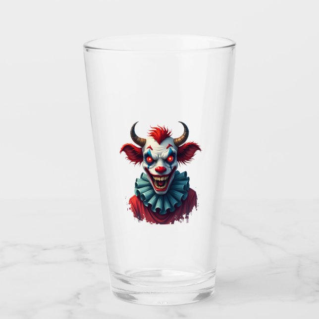Clown Cow of Terror Glass (Front)
