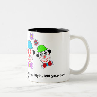 Clown, Customise ME! Change Mug Colour, Sty...