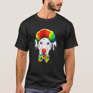 Clown Dalmatian Circus Dog T-Shirt
