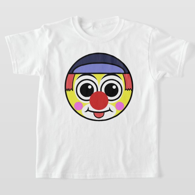 Clown Emoji Face T-Shirt (Laydown)