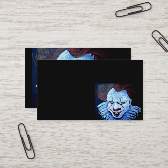 Clown:Evil Business Card (Front/Back In Situ)