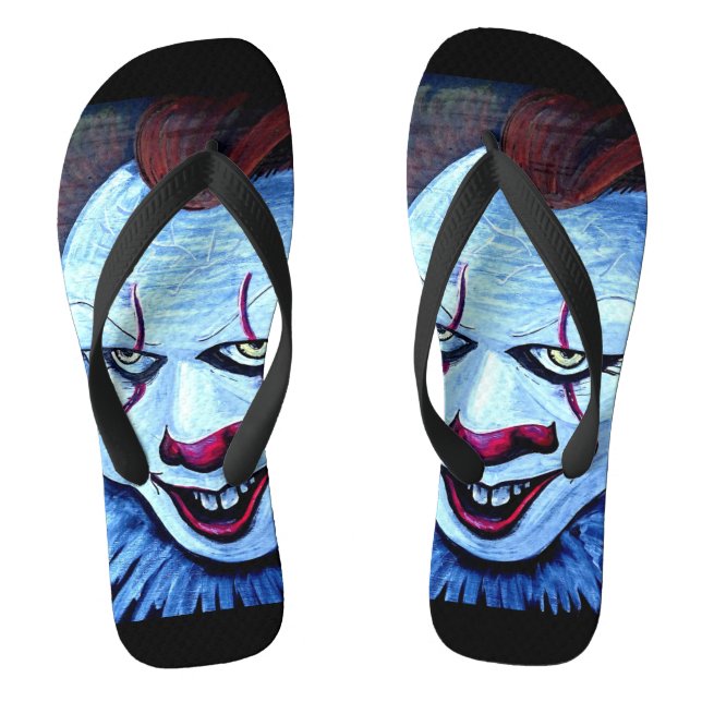 Clown:Evil Flip Flops (Footbed)