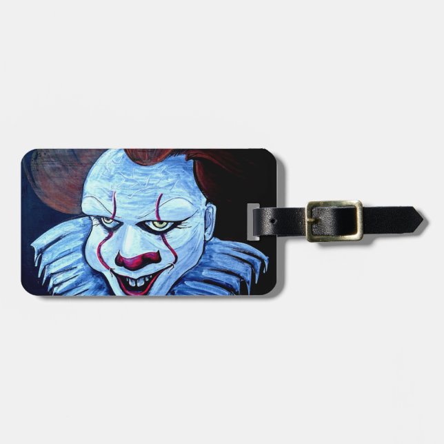 Clown:Evil Luggage Tag (Front Horizontal)