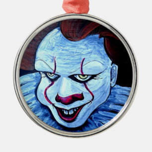 Clown:Evil Metal Tree Decoration