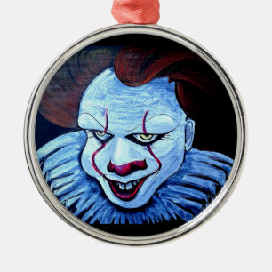 Clown:Evil Metal Tree Decoration