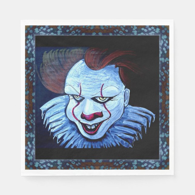 Clown:Evil Paper Napkin (Front)