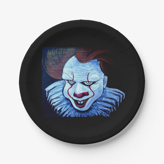 Clown:Evil Paper Plate (Front)